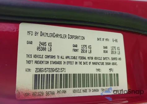 2006 Dodge Magnum R/T z USA, uszkodzony, nr VIN 2D8GV57226H521571